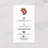 Giant-Bitcoin-Symbol Visitenkarte (Rückseite)