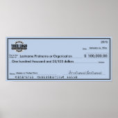 Giant Blank Karo für Sweepstaks & Awards Poster (Vorne)