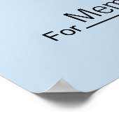 Giant Blank Karo für Verlosungen, Preise, Wohltäti Poster (Ecke)