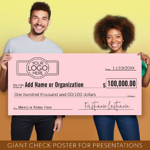 Giant Blank Karo für Verlosungen, Preise, Wohltäti Poster