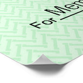 Giant Blank Karo für Verlosungen, Preise, Wohltäti Poster (Ecke)