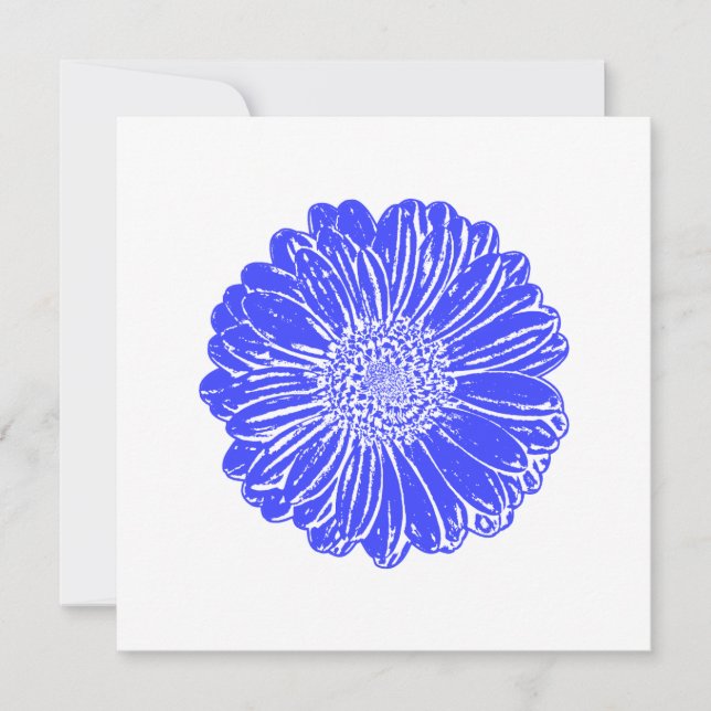 Giant Blue Gerbera Daisy (Vorderseite)