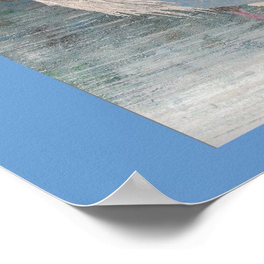 Giant Blue Heron Poster (Ecke)