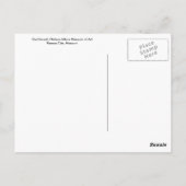 Giant Blue Shuttlecock, Kansas City, Missouri Postkarte (Rückseite)