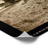 Giant Bluff Train Black Hills SD 1890 Poster (Ecke)