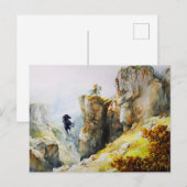 Giant Bodo Falls Rosstrappe Legend Watercolor Postkarte (Vorne/Hinten)