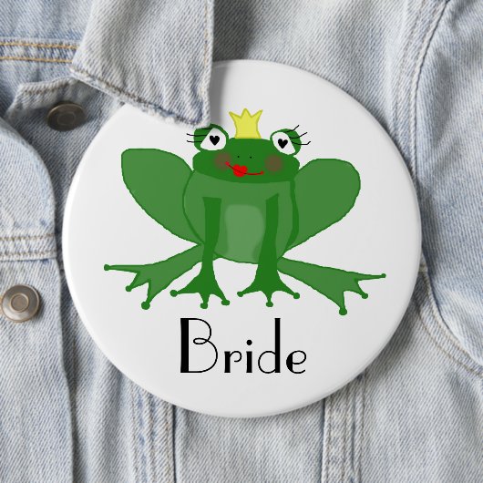 Giant Bride Abzeichen mit Princess Frog Button (Beispiel)