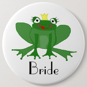 Giant Bride Abzeichen mit Princess Frog Button