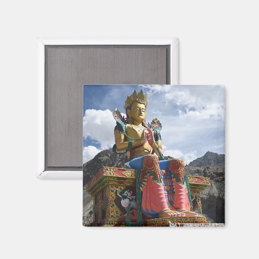 Giant Buddha Statue Magnet (Vorderseite/Rückseite)