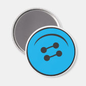 Giant Button Magnet (Vorderseite/Rückseite)