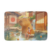 Giant Capybara - Hot Spring Illustration Badematte (Vorderseite)