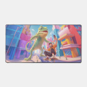 Giant Chameleon - City Illustration Schreibtischunterlage (Vorderseite)
