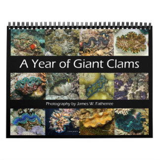 Giant Clams Wall Calendar 2 von James W. Vaterree. Kalender