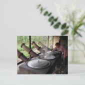 Giant Cooking Pots/Provinz Yunnan, China Postkarte (Stehend Vorderseite)