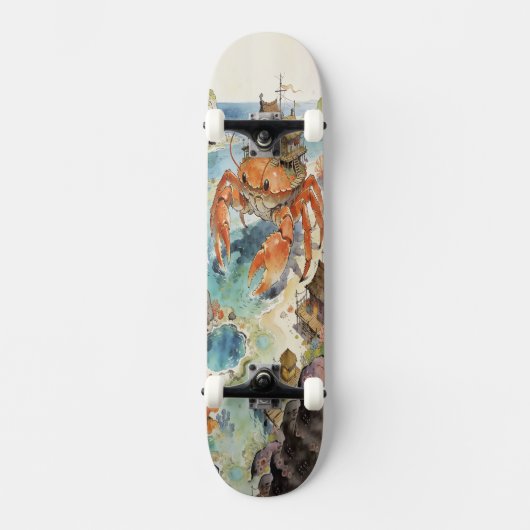 Giant Crab Island Village Skateboard (Vorderseite)