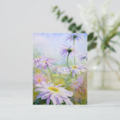 Giant Daisies Postkarte (Stehend Vorderseite)