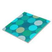 Giant Dots aus dem Mittelalter, Türkis, Aqua & Bei Fliese (Seite)