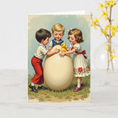 Giant Egg Discovery Storybook Card Karte (Gelbe Blume)