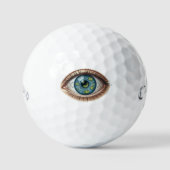 Giant Eye Realistic Golf Ball Design (Vorderseite)