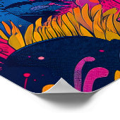 Giant Eyeball Tree Monster Poster (Ecke)