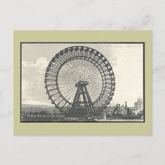 Giant Ferris Wheel LONDON Postkarte (Vorderseite)