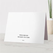 GIANT First Mother's Day Baby Foto Herzblut Karte (Rückseite)