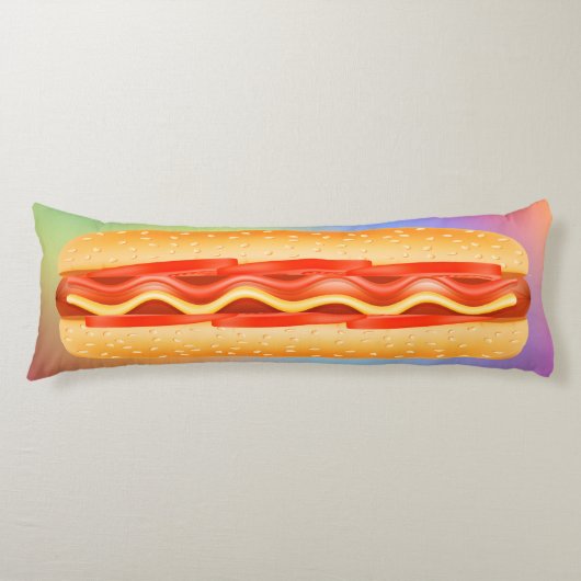 Giant Funny Hot Dog Kissen (Vorderseite)