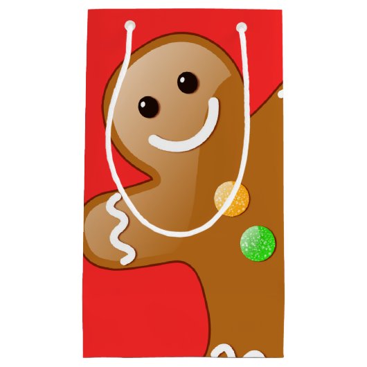 Giant Gingerbread Man Kleine Geschenktüte (Vorderseite)