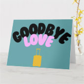 Giant Goodbye Card Karte (Gelbe Blume)