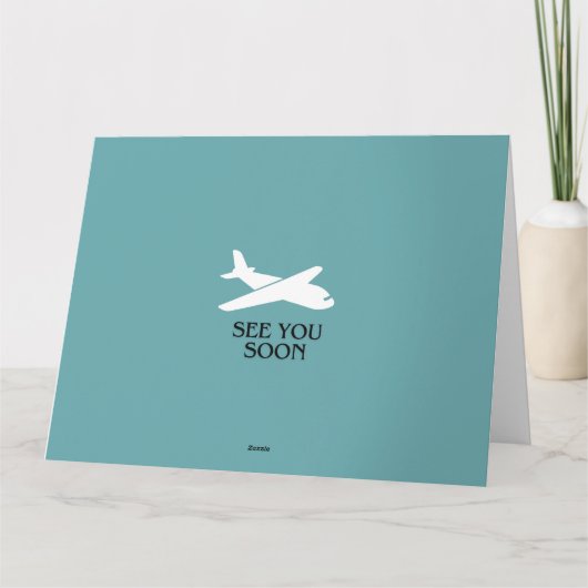 Giant Goodbye Card Karte (Rückseite)