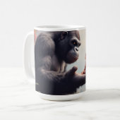 Giant Gorilla Liebe Kaffeetasse (Vorderseite Links)