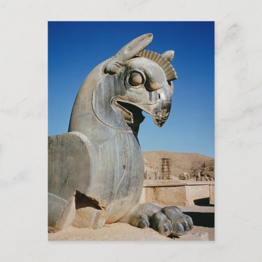 Giant griffin, Persisch, c.516-465 v. Chr. Postkarte (Vorderseite)