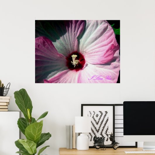 Giant Hibiskus Poster (Heimbüro)