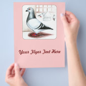 Giant Homer Pigeon 1973 Flyer (Hand)