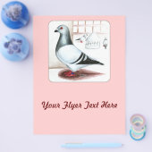 Giant Homer Pigeon 1973 Flyer (Einzeln)