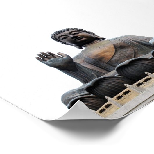 Giant Hong Kong sitzend Buddha Poster (Ecke)