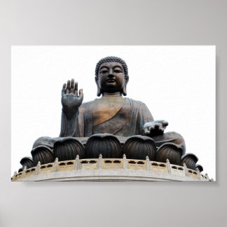 Giant Hong Kong sitzend Buddha Poster