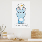 Giant 'Ich kann... eine Möhre haben?' Poster (Küche)