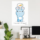 Giant 'Ich kann... eine Möhre haben?' Poster (Heimbüro)