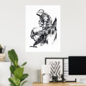 Giant Iron Poster (Heimbüro)