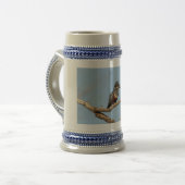 Giant Kingfisher Bierglas (Vorderseite Links)