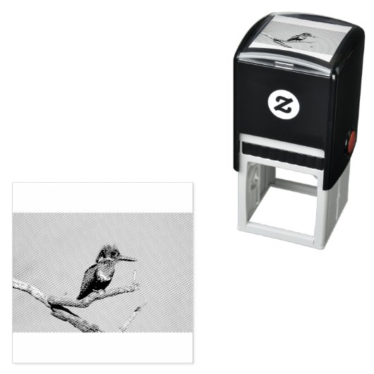 Giant Kingfisher Permastempel (Beispiel)