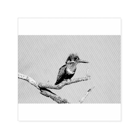 Giant Kingfisher Permastempel (Design)