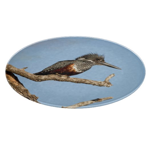 Giant Kingfisher Schneidebrett (Ecke)