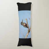 Giant Kingfisher Seitenschläferkissen (Vorderseite Vertikal)