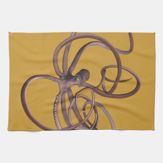 Giant Kraken Geschirrtuch (Horizontal)