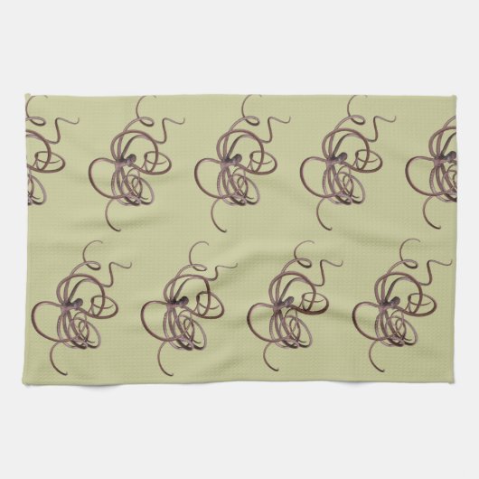 Giant Kraken Küchentuch (Horizontal)