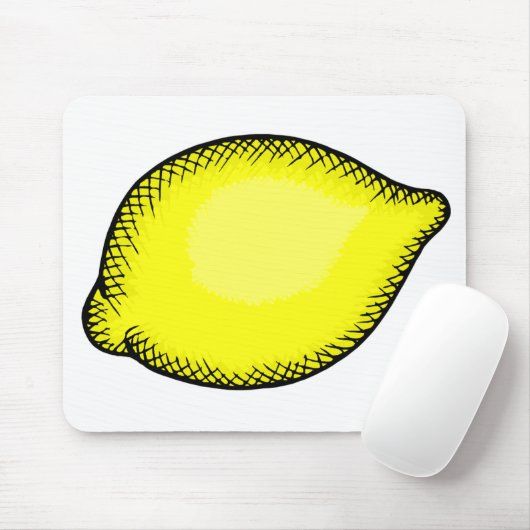 Giant Lemon Mousepad (Mit Mouse)
