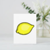 Giant Lemon Postkarte (Stehend Vorderseite)