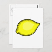 Giant Lemon Postkarte (Vorne/Hinten)